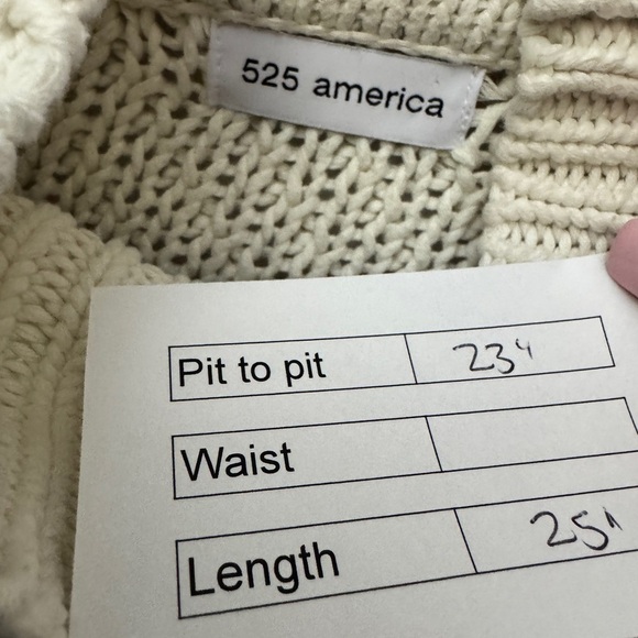 Revolve 525 America Turtleneck Knit Sweater Beige - Picture 9 of 9